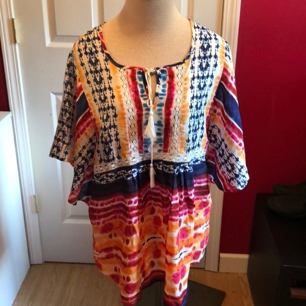 BLL boho top sz L
